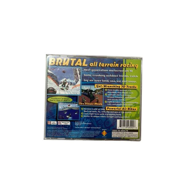 Jet Moto Sony PS1 PlayStation Greatest Hits w/ Manual - Picture 2 of 4